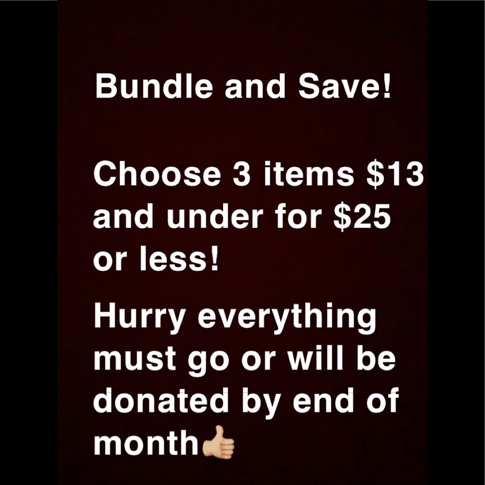 Shoes, jackets, shorts, dresses, etc!